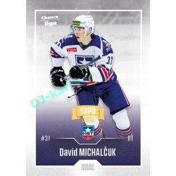 2022/23 Goal Cards Chance Liga 2. série #284 David Michalčuk Expo
