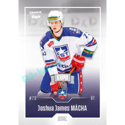 2022/23 Goal Cards Chance Liga 2. série #285 Joshua J. Mácha Expo Ostrava SILVER 1of2
