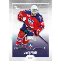 2022/23 Goal Cards Chance Liga 2. série #286 Matěj Psota Expo Ostrava SILVER 1of2
