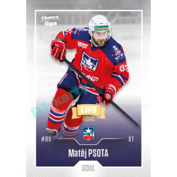 2022/23 Goal Cards Chance Liga 2. série #286 Matěj Psota Expo Ostrava GOLD 1of2