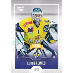 2022/23 Goal Cards Chance Liga 2. série #287 Lukáš Klimeš Expo