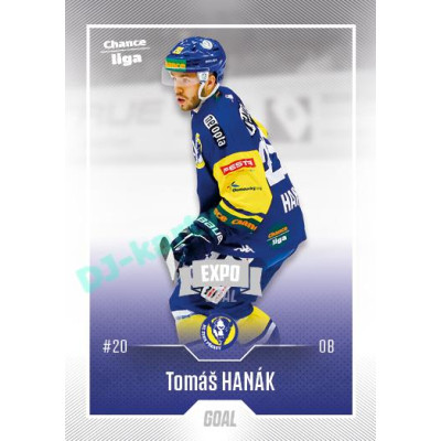 2022/23 Goal Cards Chance Liga 2. série #290 Tomáš Hanák Expo Ostrava SILVER 1of2