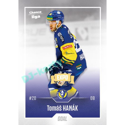 2022/23 Goal Cards Chance Liga 2. série #290 Tomáš Hanák Expo Ostrava GOLD 1of2