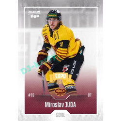 2022/23 Goal Cards Chance Liga 2. série #209 Miroslav Juda Expo