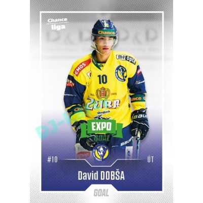 2022/23 Goal Cards Chance Liga 2. série #294 David Dobša Expo Green x/4