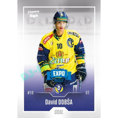 2022/23 Goal Cards Chance Liga 2. série #294 David Dobša Expo Blue x/4