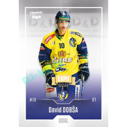 2022/23 Goal Cards Chance Liga 2. série #294 David Dobša Expo Ostrava GOLD 1of2