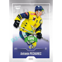 2022/23 Goal Cards Chance Liga 2. série #295 Antonín Pechanec Expo Green x/4