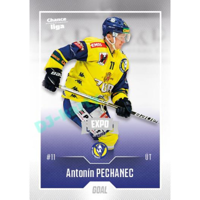 2022/23 Goal Cards Chance Liga 2. série #295 Antonín Pechanec Expo Ostrava SILVER 1of2
