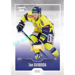 2022/23 Goal Cards Chance Liga 2. série #298 Jan Svoboda Expo
