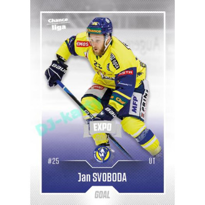 2022/23 Goal Cards Chance Liga 2. série #298 Jan Svoboda Expo Ostrava SILVER 1of2