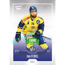 2022/23 Goal Cards Chance Liga 2. série #299 Jan Fencl Expo Green x/4