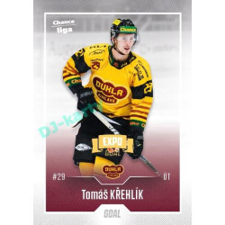 2022/23 Goal Cards Chance Liga 2. série #211 Tomáš Křehlík Expo