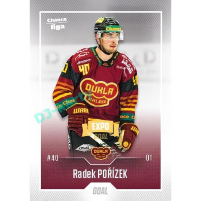 2022/23 Goal Cards Chance Liga 2. série #212 Radek Pořízek Expo