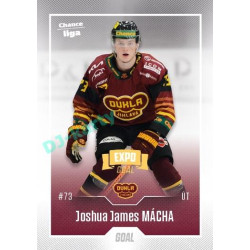 2022/23 Goal Cards Chance Liga 2. série #213 Joshua J. Mácha Expo