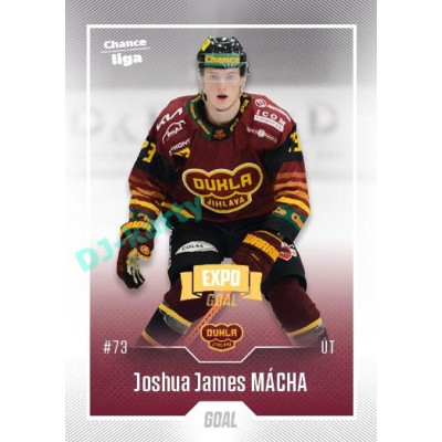 2022/23 Goal Cards Chance Liga 2. série #213 Joshua J. Mácha Expo