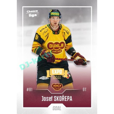 2022/23 Goal Cards Chance Liga 2. série #215 Josef Skořepa Expo