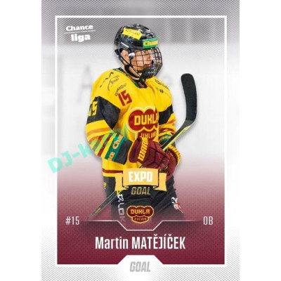 2022/23 Goal Cards Chance Liga 2. série #202 Martin Matějíček Expo