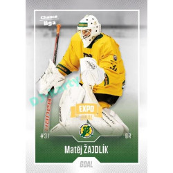 2022/23 Goal Cards Chance Liga 2. série #216 Matěj Žajdlík Expo