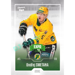 2022/23 Goal Cards Chance Liga 2. série #219 Ondřej Smetana Expo Green x/4