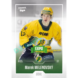 2022/23 Goal Cards Chance Liga 2. série #227 Marek Melenovský Expo Green x/4