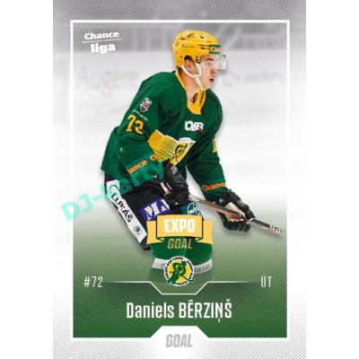 2022/23 Goal Cards Chance Liga 2. série #228 Daniels Berzinš Expo