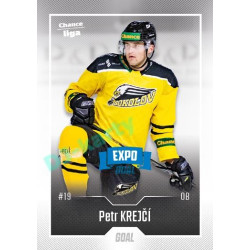 2022/23 Goal Cards Chance Liga 2. série #233 Petr Krejčí Expo Blue x/4