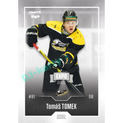 2022/23 Goal Cards Chance Liga 2. série #236 Tomáš Tomek Expo Ostrava SILVER 1of2