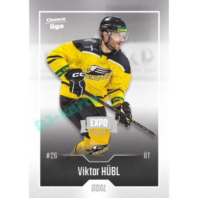 2022/23 Goal Cards Chance Liga 2. série #238 Viktor Hübl Expo Ostrava SILVER 1of2