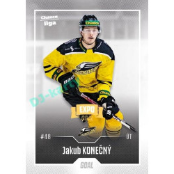 2022/23 Goal Cards Chance Liga 2. série #239 Jakub Konečný Expo