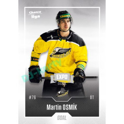 2022/23 Goal Cards Chance Liga 2. série #240 Martin Osmík Expo Ostrava SILVER 1of2