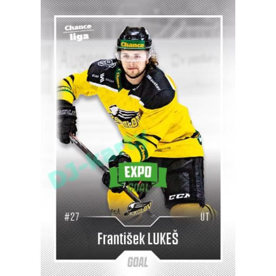2022/23 Goal Cards Chance Liga 2. série #241 František Lukeš Expo Green x/4