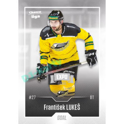 2022/23 Goal Cards Chance Liga 2. série #241 František Lukeš Expo Ostrava SILVER 1of2
