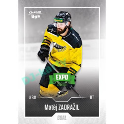 2022/23 Goal Cards Chance Liga 2. série #242 Matěj Zadražil Expo Green x/4