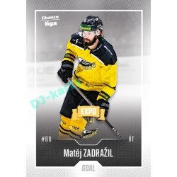 2022/23 Goal Cards Chance Liga 2. série #242 Matěj Zadražil Expo