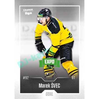 2022/23 Goal Cards Chance Liga 2. série #243 Marek Švec Expo Green x/4