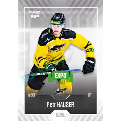 2022/23 Goal Cards Chance Liga 2. série #244 Petr Hauser Expo Green x/4