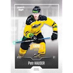 2022/23 Goal Cards Chance Liga 2. série #244 Petr Hauser Expo