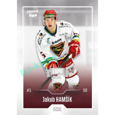 2022/23 Goal Cards Chance Liga 2. série #247 Jakub Hamšík Expo Ostrava SILVER 1of2