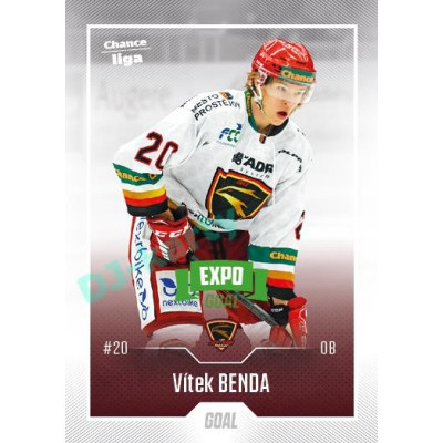 2022/23 Goal Cards Chance Liga 2. série #249 Vítek Benda Expo Green x/4
