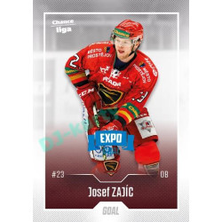 2022/23 Goal Cards Chance Liga 2. série #250 Josef Zajíc Expo Blue x/4