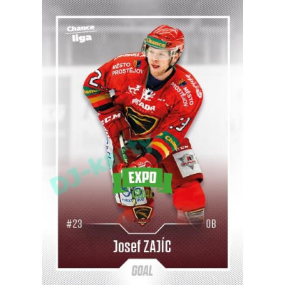 2022/23 Goal Cards Chance Liga 2. série #250 Josef Zajíc Expo Green x/4