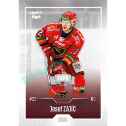 2022/23 Goal Cards Chance Liga 2. série #250 Josef Zajíc Expo Ostrava SILVER 1of2
