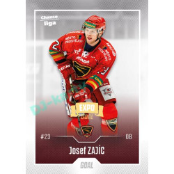 2022/23 Goal Cards Chance Liga 2. série #250 Josef Zajíc Expo Ostrava GOLD 1of2