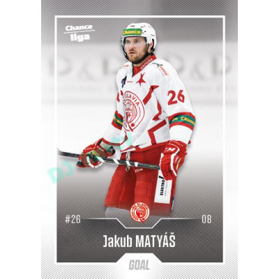 2022/23 Goal Cards Chance Liga 2. série #304 Jakub Matyáš