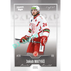 2022/23 Goal Cards Chance Liga 2. série #304 Jakub Matyáš Silver 1 of 60