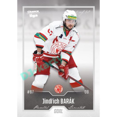 2022/23 Goal Cards Chance Liga 2. série #305 Jindřich Barák Silver 1 of 60