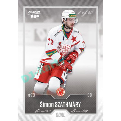 2022/23 Goal Cards Chance Liga 2. série #306 Šimon Szathmáry Silver 1 of 60