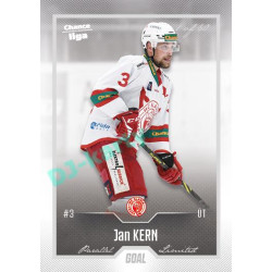 2022/23 Goal Cards Chance Liga 2. série #307 Jan Kern Silver 1 of 60