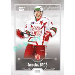 2022/23 Goal Cards Chance Liga 2. série #308 Jaroslav Brož Silver 1 of 60